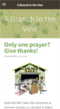 Mobile Screenshot of abranchinthevine.com