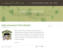 Tablet Screenshot of abranchinthevine.com